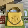 Gucci 751518 Gucci Blondie Small Tote Bag  Yellow leather