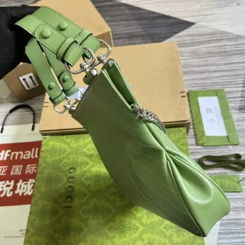 Gucci 751518 Gucci Blondie Small Tote Bag  Light Green leather