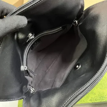 Gucci 751518 Gucci Blondie Small Tote Bag  Black leather