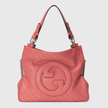 Gucci 751518 Gucci Blondie Small Tote Bag Rose Pink Leather