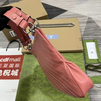 Gucci 751518 Gucci Blondie Small Tote Bag Rose Pink Leather