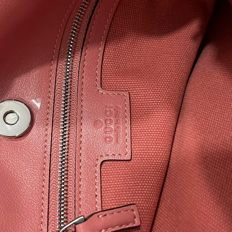 Gucci 751518 Gucci Blondie Small Tote Bag Rose Pink Leather