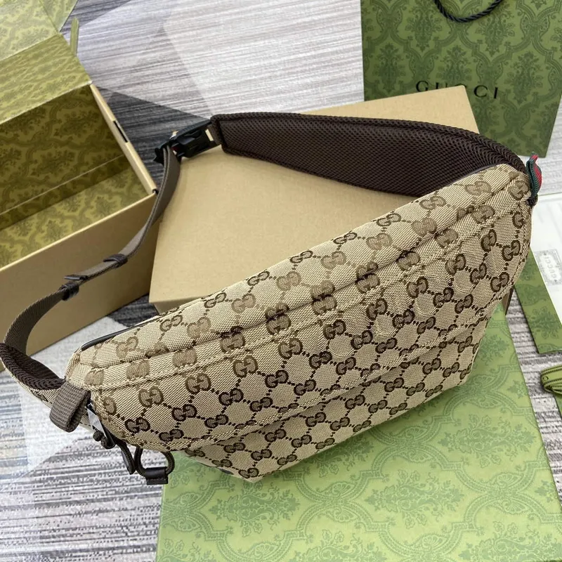 Gucci 804262 Small GG Belt Bag Brown