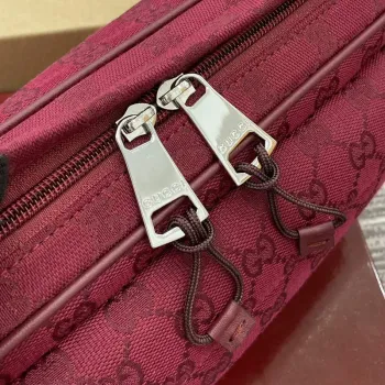 Gucci 802096 Small GG Crossbody Bag Red