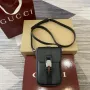 Gucci 800312 Super Mini Crossbody Bag Black