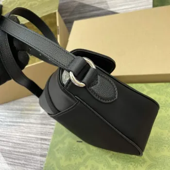 Gucci 802100 Mini GG Crossbody Bag Black