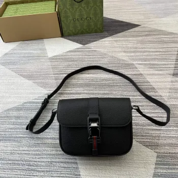 Gucci 800313 Super Mini Shoulder Bag Black