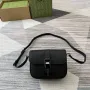 Gucci 800313 Super Mini Shoulder Bag Black