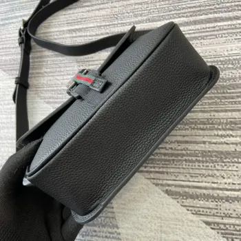 Gucci 800313 Super Mini Shoulder Bag Black