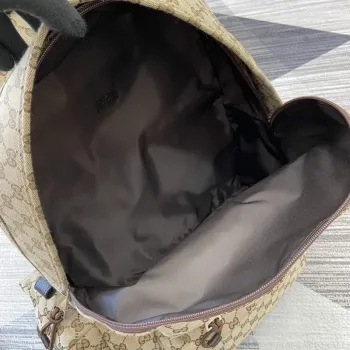 Gucci 800182 Large Backpack With Gucci Bag Brown