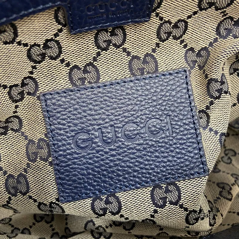 Gucci 794872 GG Crossbody Bag Dark Blue