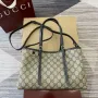 Gucci 815214 GG Emblem Small Tote Bag Black