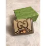 Gucci 658244 Original Brown leather bamboo wallet