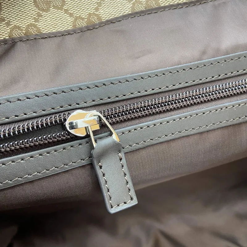 Gucci 802166 Large GG Tote Bag Brown