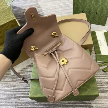 Gucci 777253 GG Marmont Mini Backpack Rose