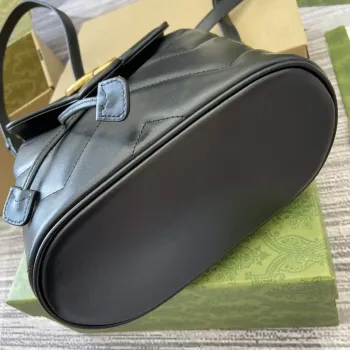 Gucci 777253 GG Marmont Mini Backpack Black