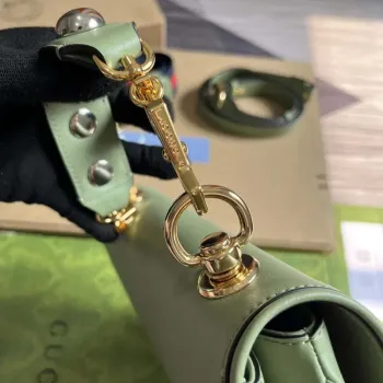 Gucci Blondie Medium top handle bag 721172 Green