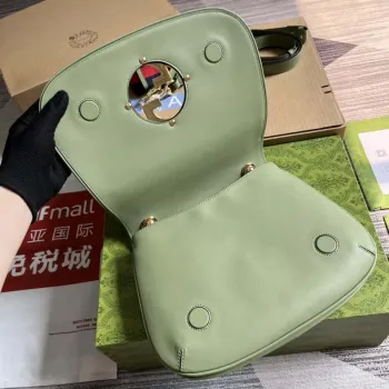 Gucci Blondie Medium top handle bag 721172 Green