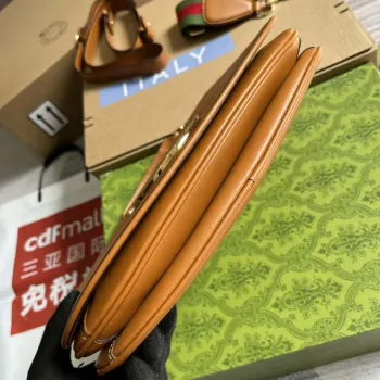 Gucci Blondie Medium top handle bag 721172 Brown