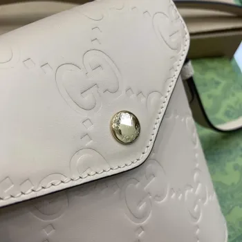 Gucci 772795 GG Super Mini Bucket Bag Light Beige