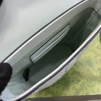 Gucci 772795 GG Super Mini Bucket Bag Pale Green