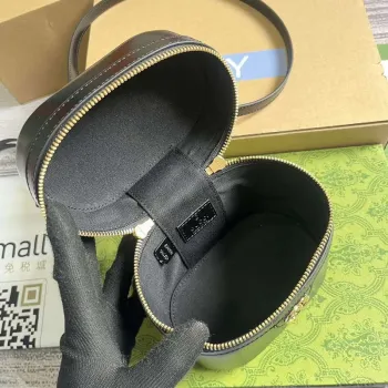 Gucci 760200 Mini Bamboo Shoulder Bag Black