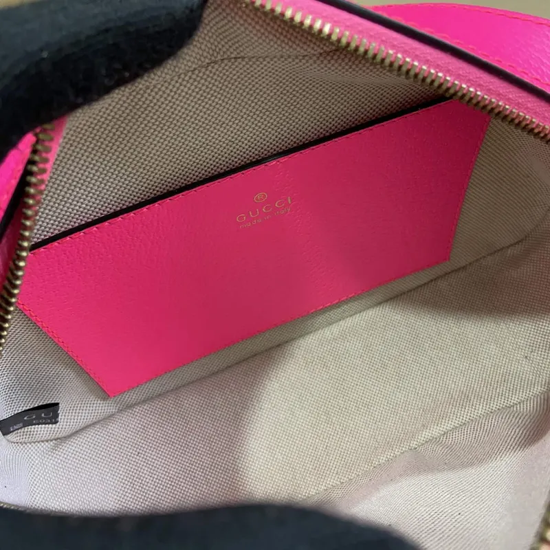 Gucci 752591 Ophidia GG Small Crossbody Bag Fuchsia