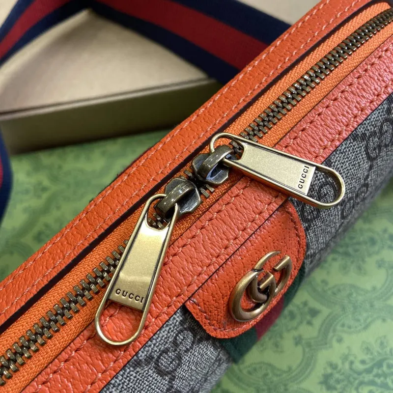 Gucci 699439 Ophidia GG Small Crossbody Bag Bright orange