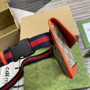 Gucci 752597 Ophidia GG Small Belt Bag Orange