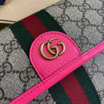 Gucci 752597 Ophidia GG Small Belt Bag Rose red