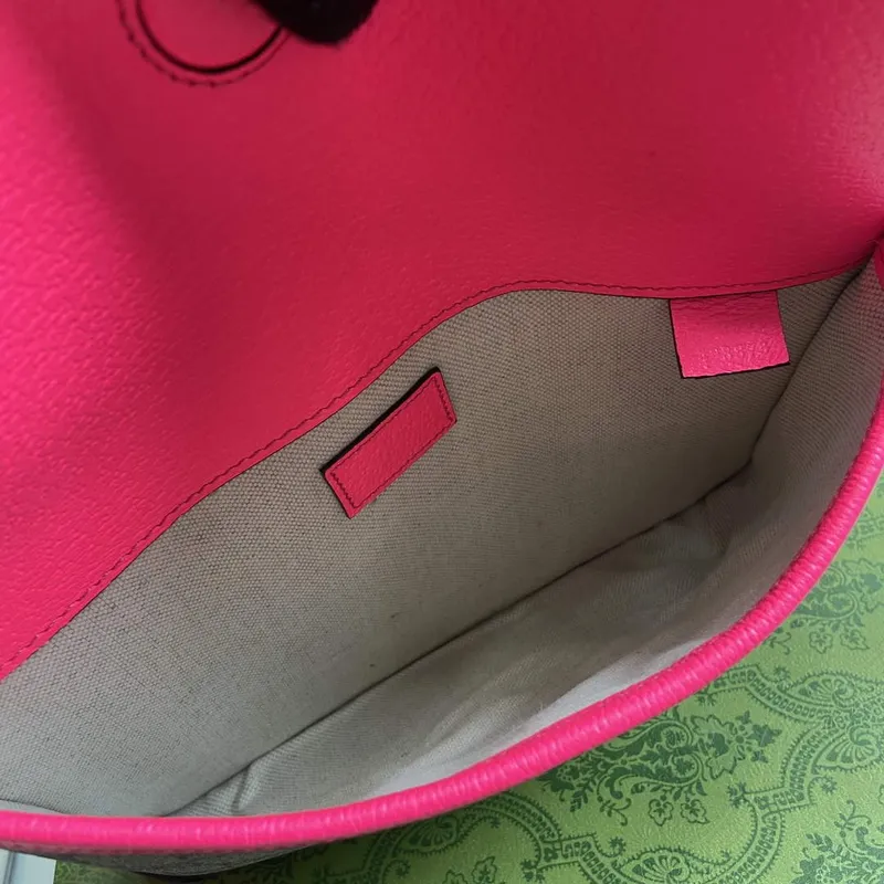 Gucci 752597 Ophidia GG Small Belt Bag Rose red