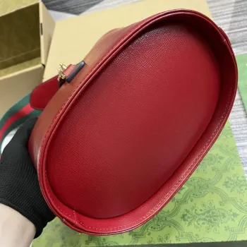 Gucci 782908 Mini Bucket Shoulder Bag Red