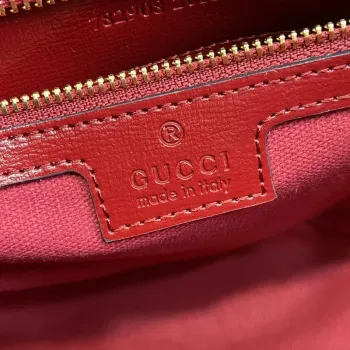 Gucci 782908 Mini Bucket Shoulder Bag Red