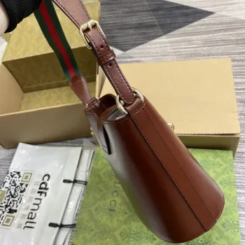 Gucci 782908 Mini Bucket Shoulder Bag Brown