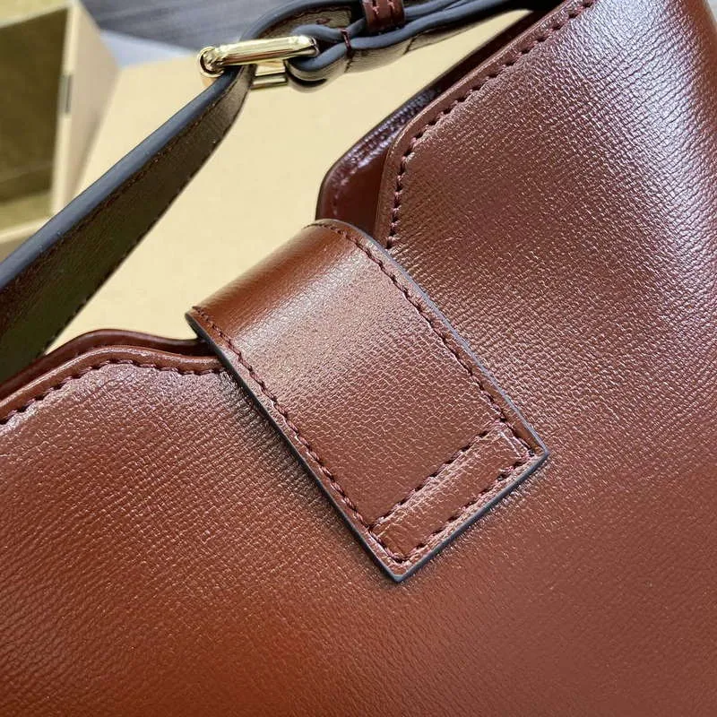 Gucci 782908 Mini Bucket Shoulder Bag Brown