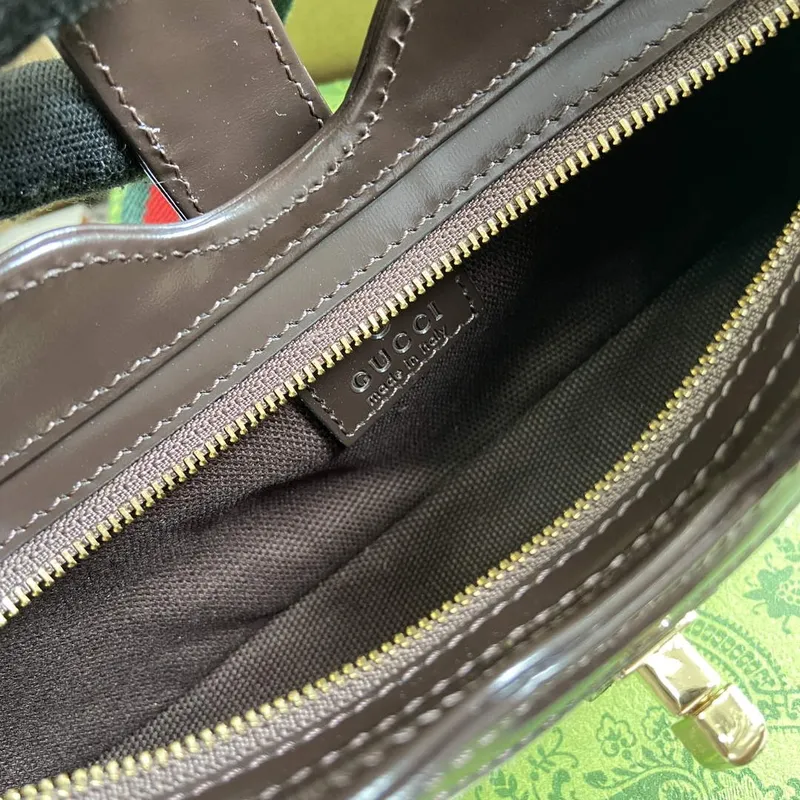 Gucci 786015 Gucci Moon Side Mini Shoulder Bag Brown