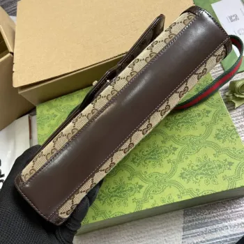 Gucci 786027 Gucci Luce Small Shoulder Bag Brown