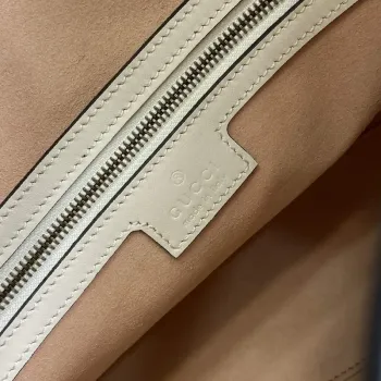 Gucci 779724 GG Marmont Medium Tote Bag White