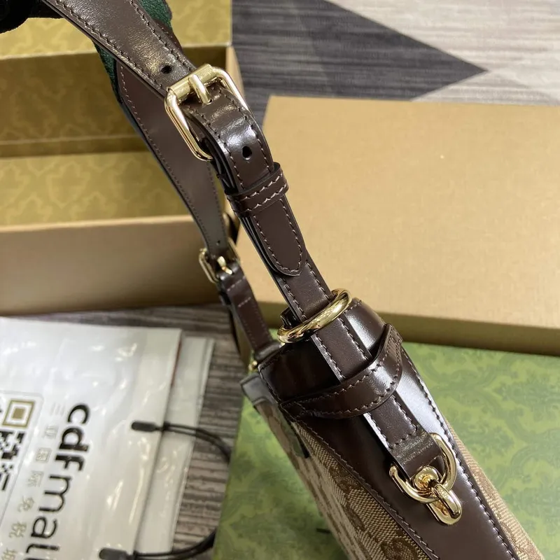 Gucci 782919 Original GG Small Bucket Bag Brown