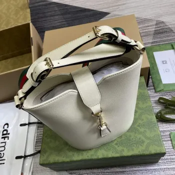 Gucci 782908 Mini Bucket Shoulder Bag Ivory