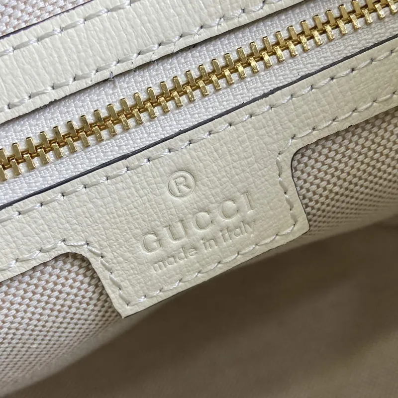 Gucci 782908 Mini Bucket Shoulder Bag Ivory