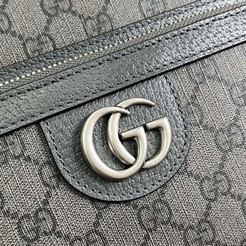 Gucci 745718 Ophidia GG Medium Backpack Grey