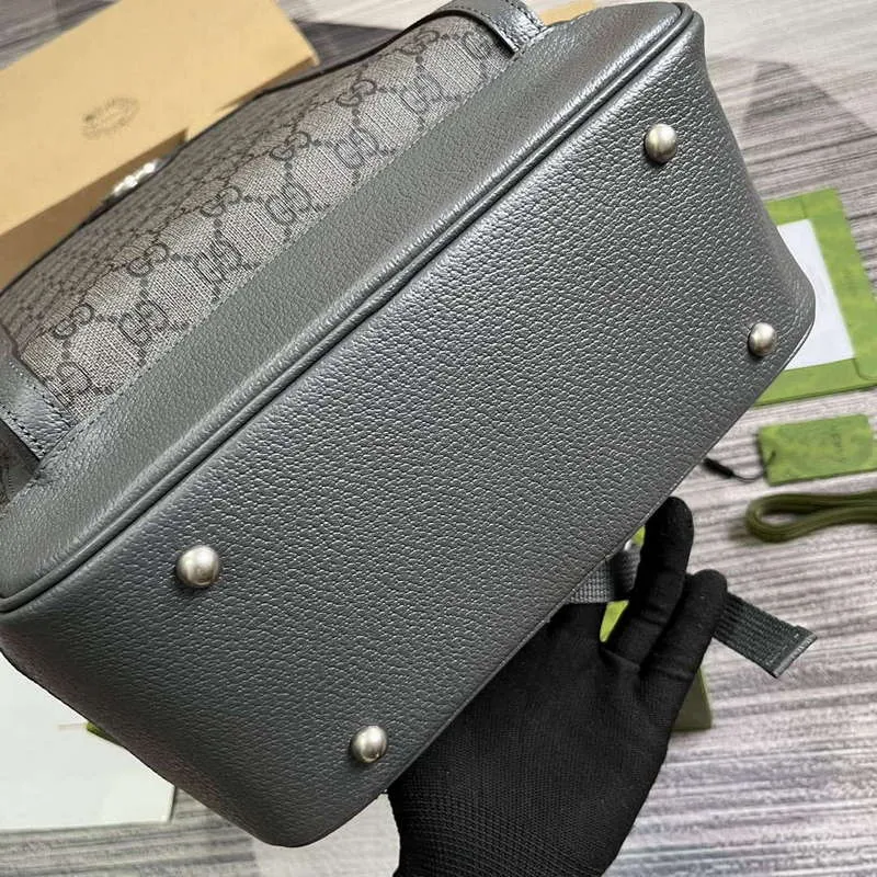 Gucci 745718 Ophidia GG Medium Backpack Grey