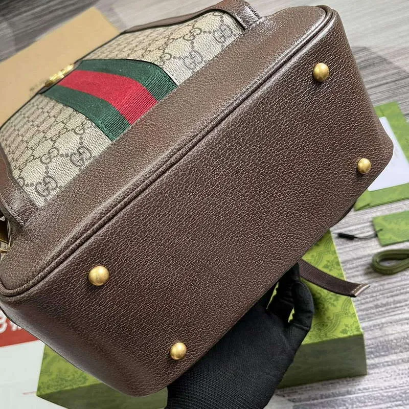 Gucci 745718 Ophidia GG Medium Backpack Brown