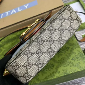 Gucci 658574 Gucci Horsebit 1955 Mini Bag Blue