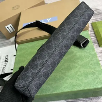 Gucci 726833 Messenger Bag With Interlocking G Black