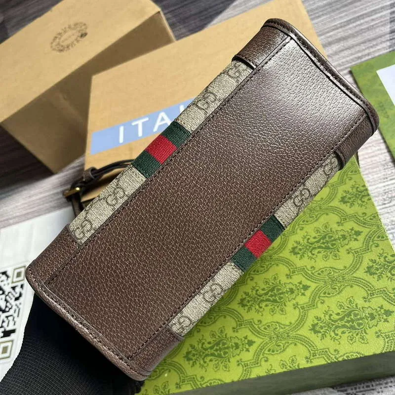 Gucci 752581 Ophidia GG Messenger Bag Brown