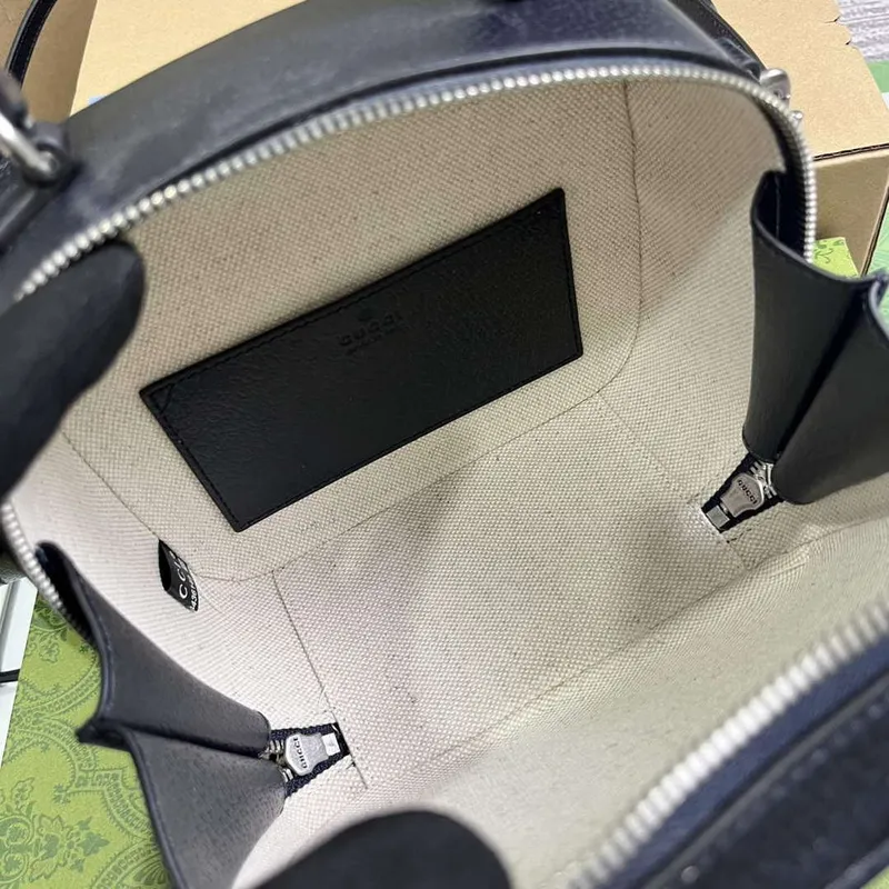 Gucci 772157 Ophidia GG Mini Top Handle Bag Blue