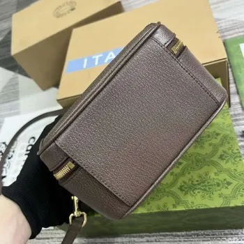 Gucci 772157 Ophidia GG Mini Top Handle Bag Brown