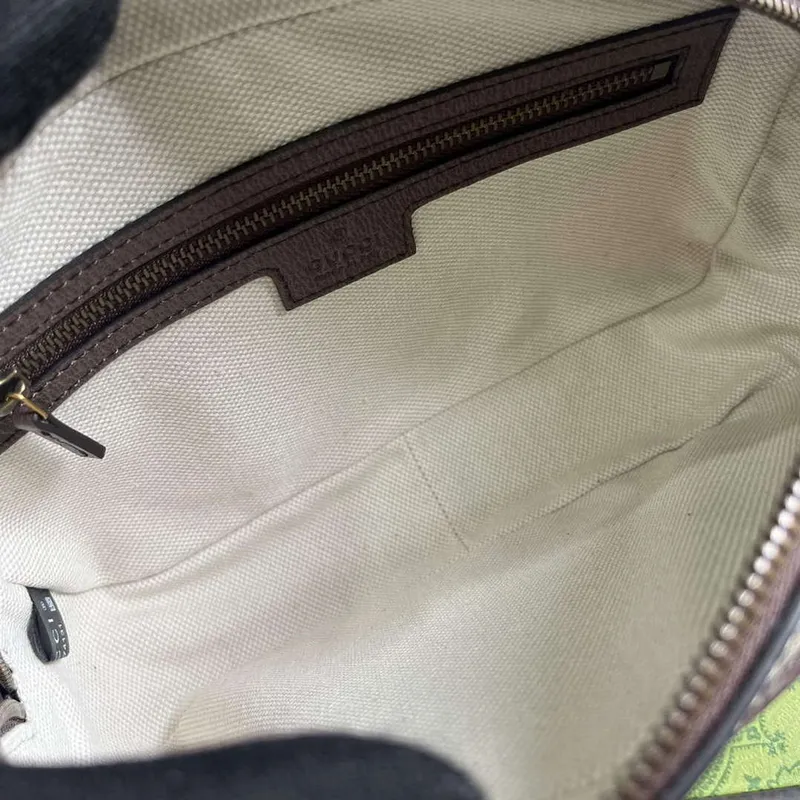 Gucci 760245 Ophidia GG Pouch Bag Brown